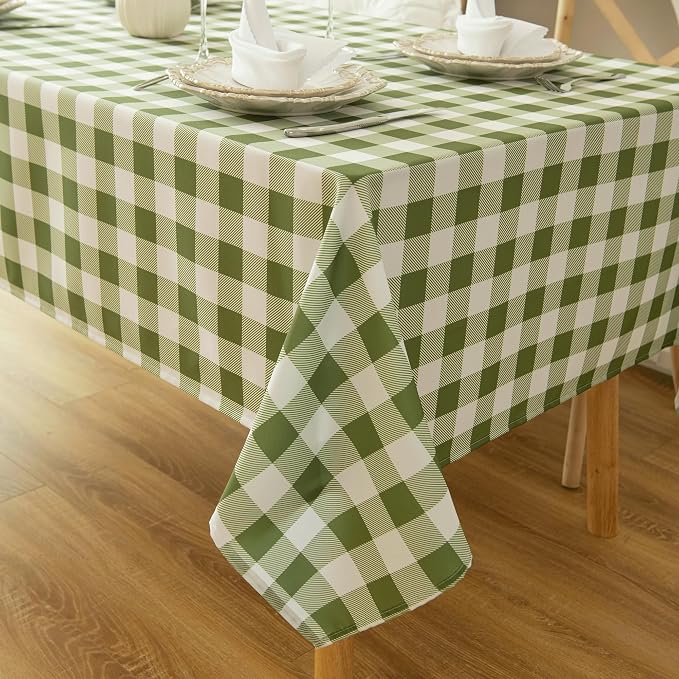 Classic Gingham Tablecloth Fabric - Image 8