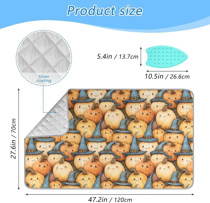 Cute Pumpkin Halloween Ironing Mat - Image 2