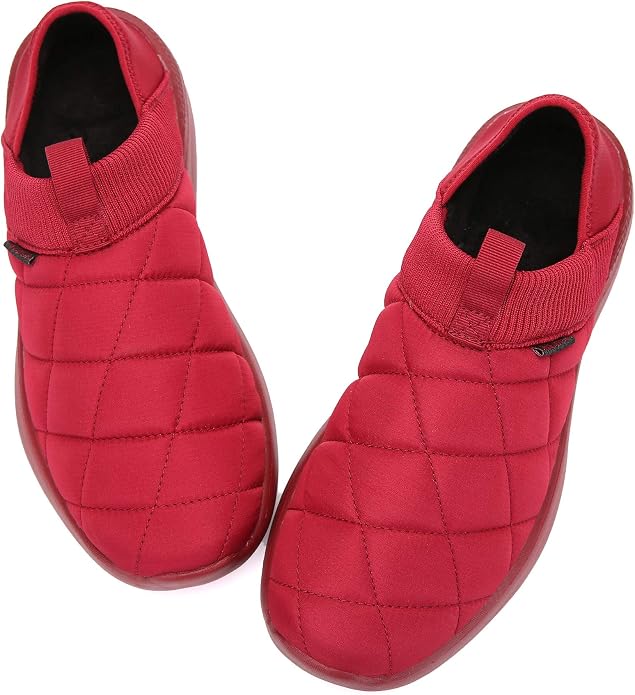 KUBUA Slippers for Men and Womens Indoor House Shoes Plush Slip on Outdoor - Image 5