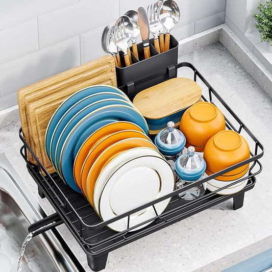 Dish Drying Rack for Kitchen Counter, Space-Saving Dish Rack, Sink Kitchen by Urackify