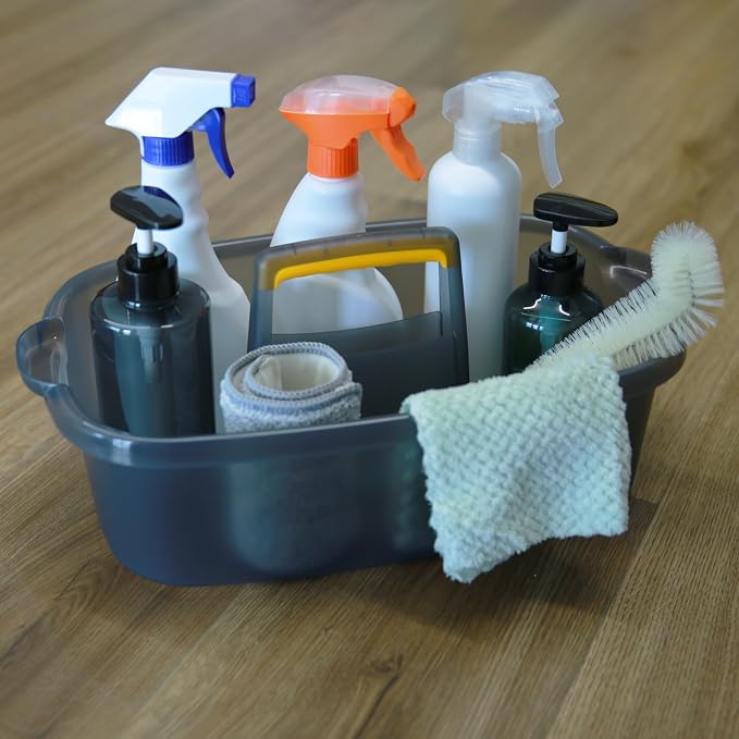 Cleaning Caddy Organizer with Handle, Storage Basket/Totes Portable - Image 7