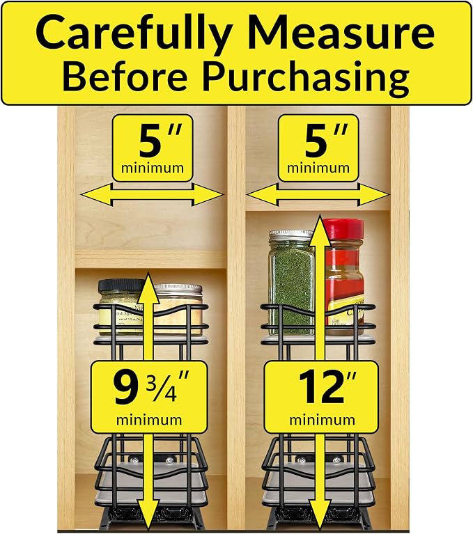 LYNK PROFESSIONAL® Pull Out Spice Rack Organizer - Image 5