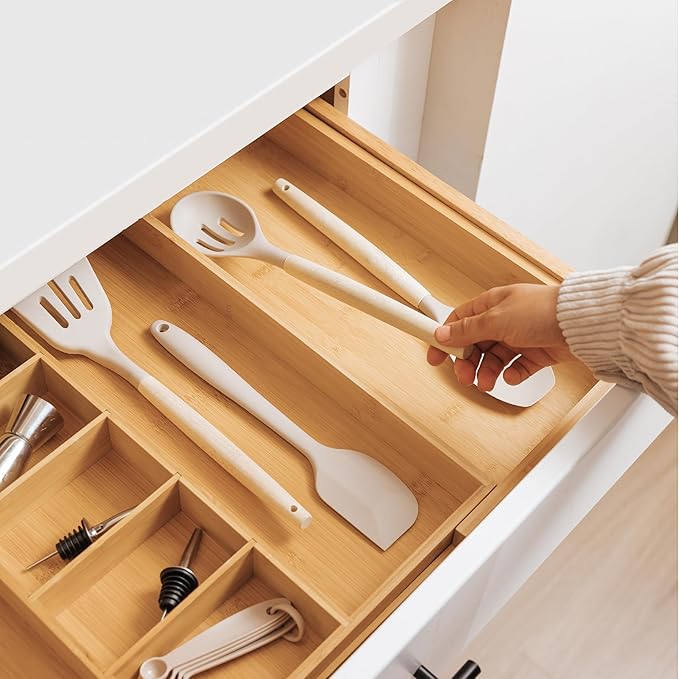 KitchenEdge Adjustable Kitchen Drawer Organizer - Image 6