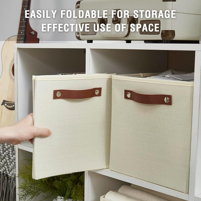 Collapsible Fabric Storage Cube Bins - Image 4