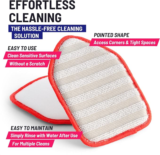 Replacement Microfiber Pad for Moku Home Extendable Tub Tile Shower Scrubber - Image 4