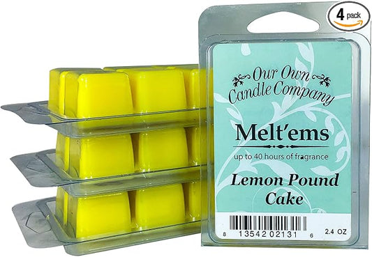 Our Own Candle Company Premium Wax Melt, Lemon Poundcake, 6 Cubes, 2.4 oz by OurOwnCandleCompanycandles