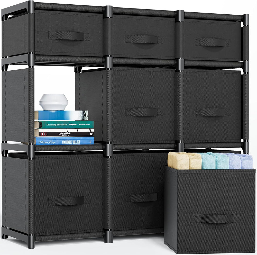 Mavivegue 9 Cube Storage Organizer, Closet Organizers and Storage, Cube Stora...