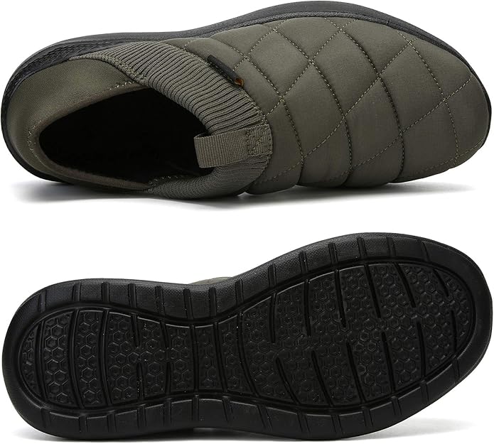 KUBUA Slippers for Men and Womens Indoor House Shoes Plush Slip on Outdoor - Image 3