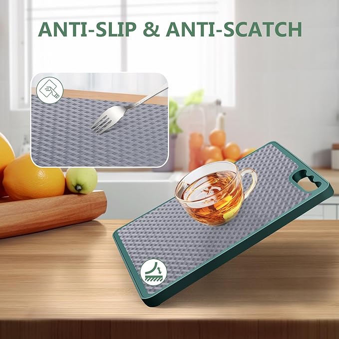 Shelf Liners, Non-Adhesive Drawer Liner, Waterproof & Oil-Proof Kitchen Cabinet - Image 4