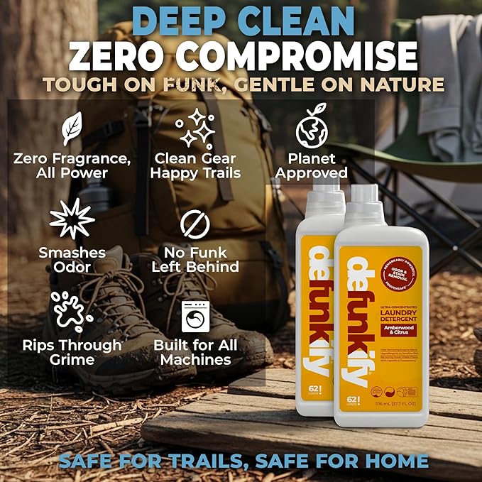 Laundry Detergent 62 Load/37.7 FlOz. 'Amberwood & Citrus' Liquid Detergent- - Image 2