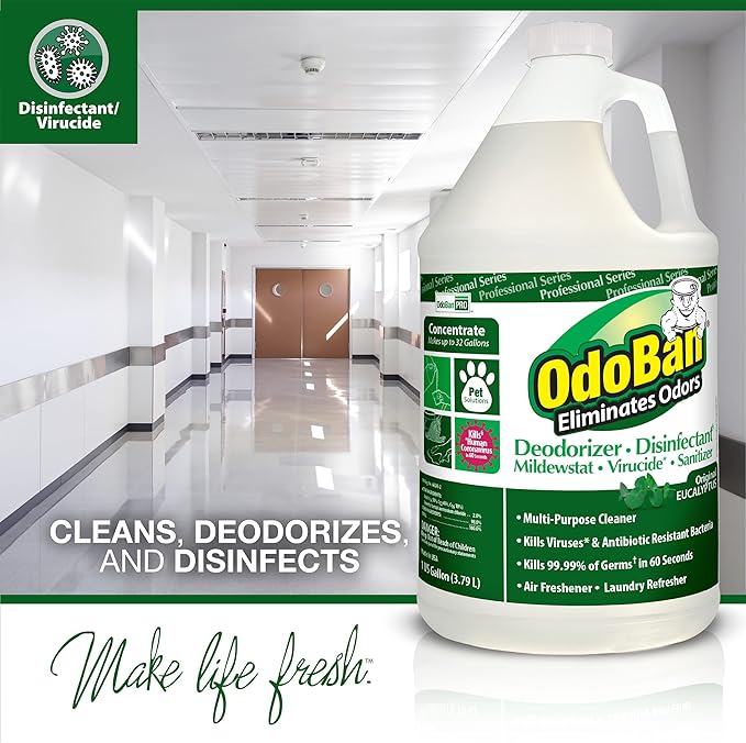 OdoBan Professional Disinfectant and Odor Eliminator Concentrate, 1 Gallon Each - Image 3