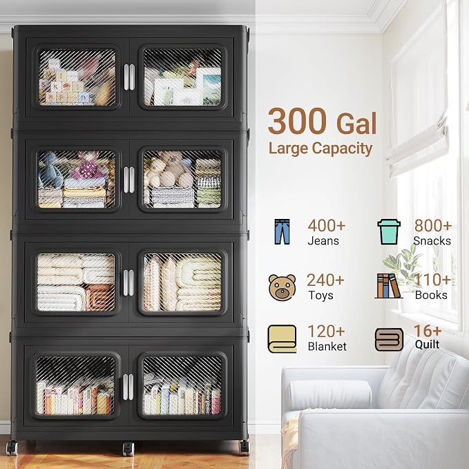 BROVIEW 1200 Qt Stackable Storage Bin - Image 7