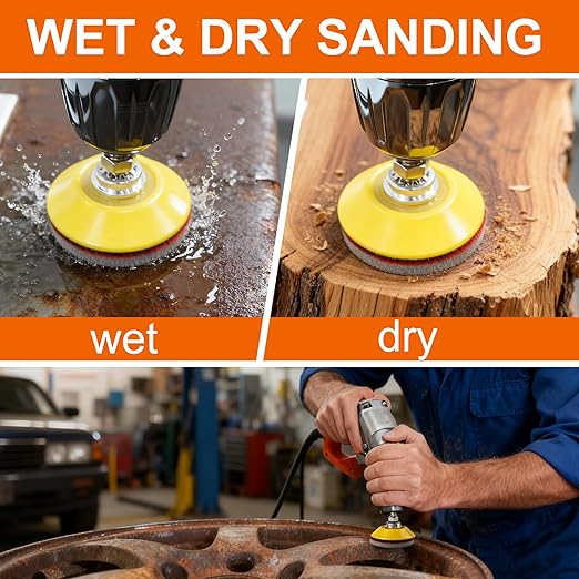 64 PCS 2 Inch Sanding Disc Pad, Hook and Loop Sanding Pads 180 to 3000 Wet Dry - Image 5