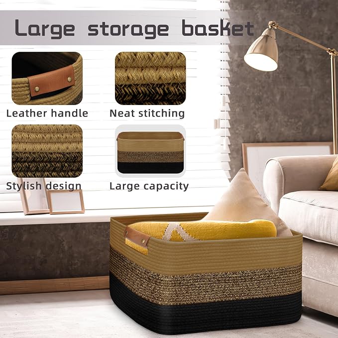 Large Collapsible Laundry Basket, Clothes Hamper - Image 3