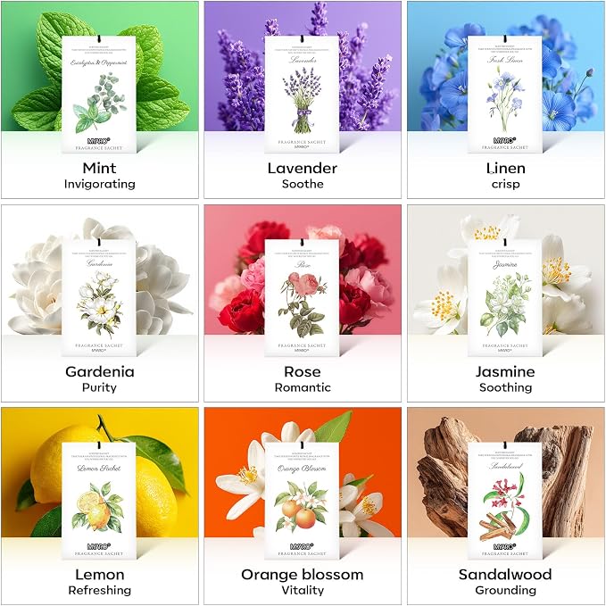12 Pcs Rose Sachets Long Lasting Air Freshener Fragrance Potpourri Bags Odor - Image 6
