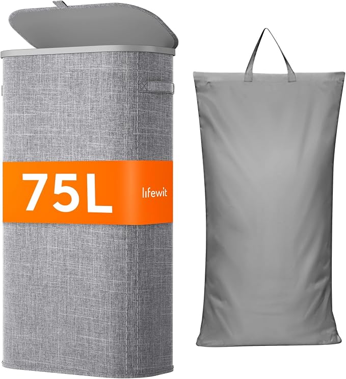 Lifewit 75L Slim Laundry Basket by Lifewit