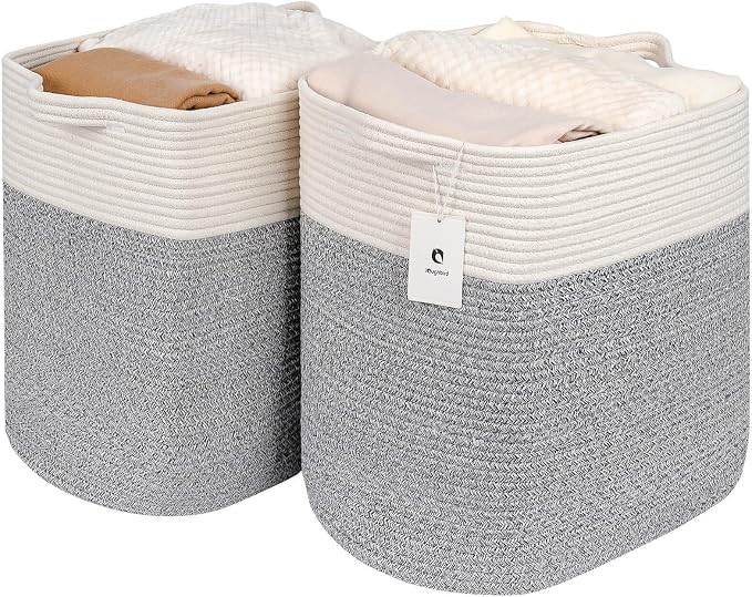 Hamper Toy Storage Collapsible Laundry Bin, Medium Fabric Organizer - Image 8