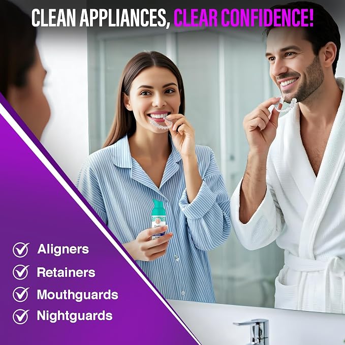 GuruNanda Aligner & Retainer Cleaner Foam – Gentle Cleaning - Image 6
