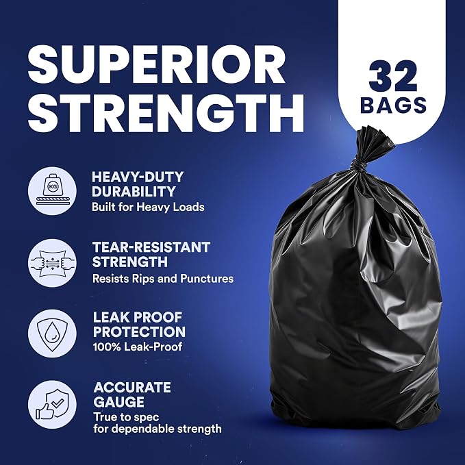 Plasticplace 55 Gallon Contractor Bags, 4 Mil - Image 4