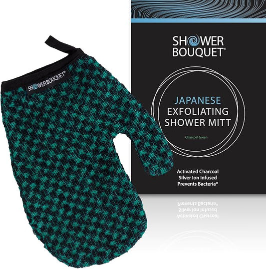Japanese Exfoliating Mitt for Shower by ShowerBouquet%C2%AE