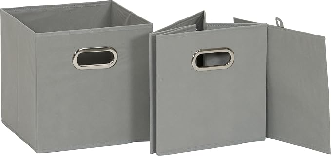 Household Essentials 84-1 Foldable Fabric Storage Bins | Set of 6 Cubby Cubes - Image 5