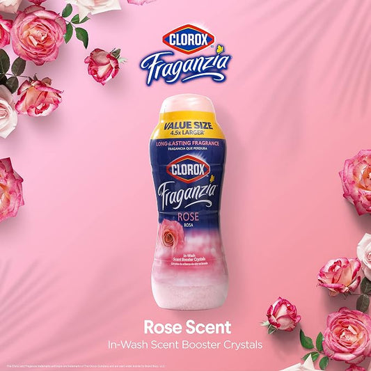 Clorox Fraganzia Laundry Scent Booster Crystals in Rose Scent - Image 2
