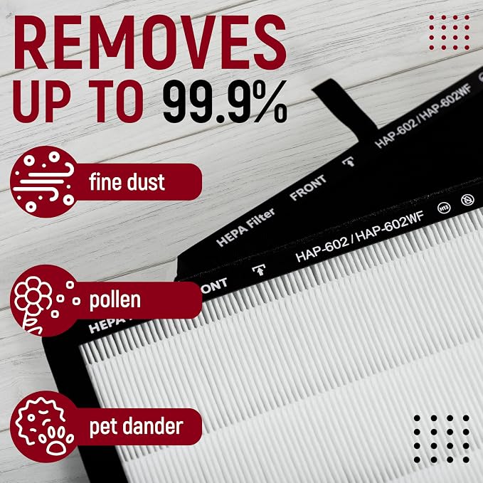 2 Pack HAP602 Replacement Filters Compatible - Image 5