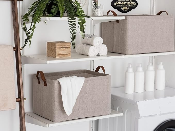 StorageWorks 45L Extra Large Storage Baskets, Storage Bins - Image 5