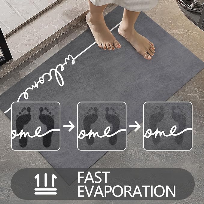 Welcome Mat Indoor, Ultra Thin Door Mat, 1/10 in Thin Door Mats - Image 5