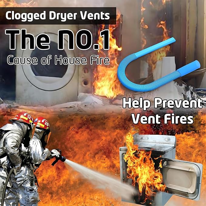 Upgraded Dryer Vent Cleaner Kit: Universal Vacuum Hose Attachment - Image 8