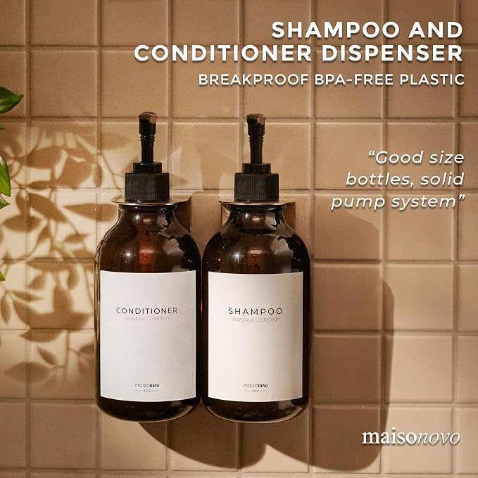 MaisoNovo Shampoo and Conditioner Dispenser - Image 3
