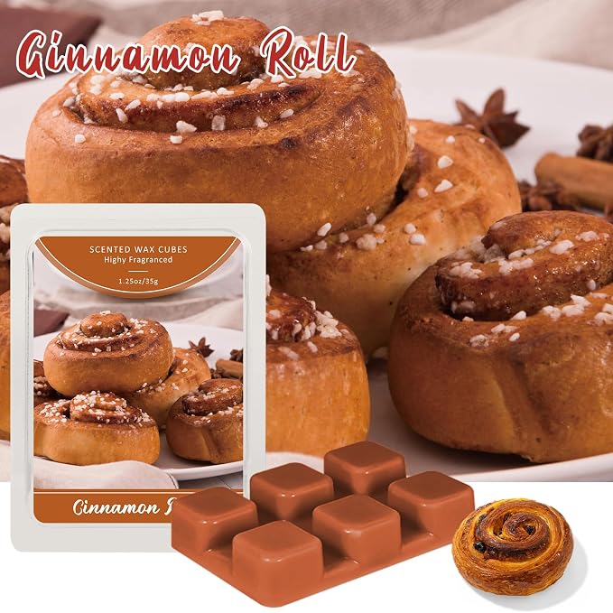 SCENTORINI Wax Melts, Fall Wax Melts, Cinnamon Roll Scent, - Image 3