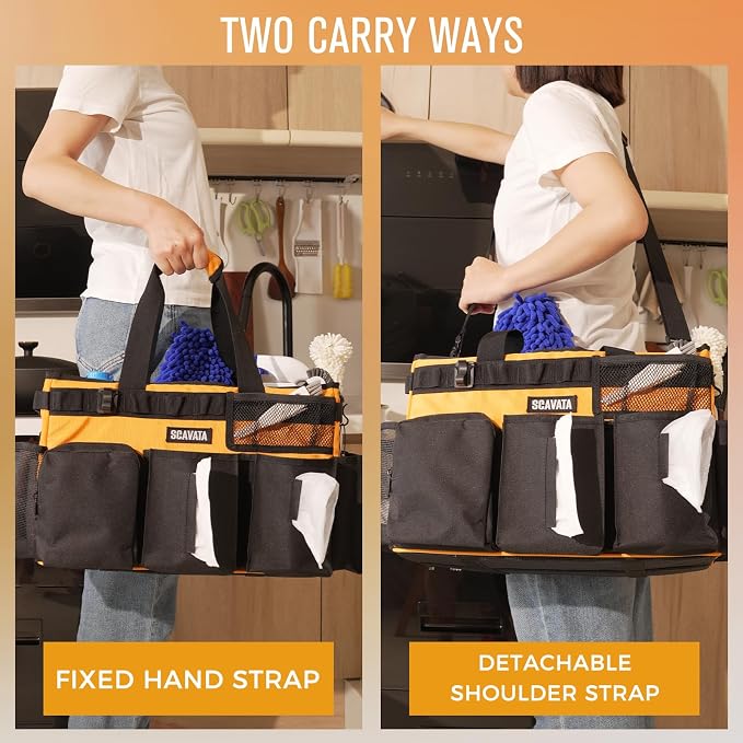 Wearable Cleaning Caddy Bag, Cleaning Caddy Supplies Organizer - Image 6