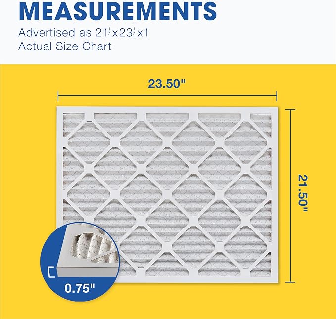 Aerostar 21.5x23.5x1 MERV 11-6 Count - Image 2