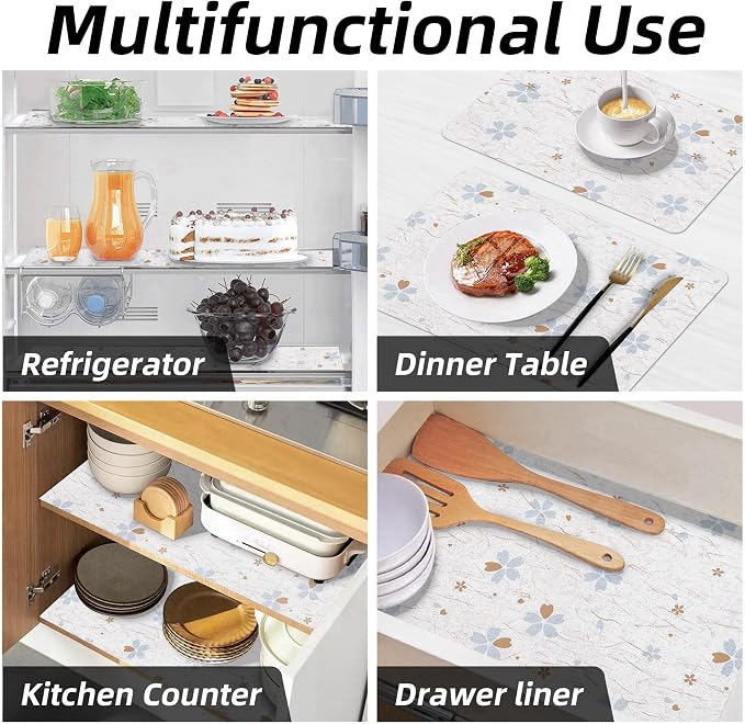 Cabinet Liners 5Rolls 18 x 96 Inch Wide Non Adhesive Kitchen Drawer Liner - Image 9