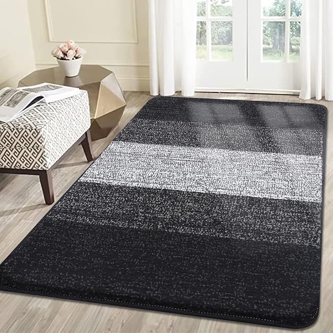 Kitinjoy Indoor Outdoor Door Mat, 59x36 Non-Slip Absorbent Dirt Trapper by Kitinjoy