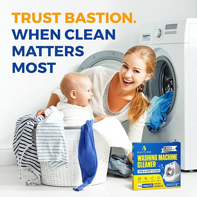 Washing Machine Cleaner Tablets 24 pack Powerful Descaler -Deep Cleaning - Image 2