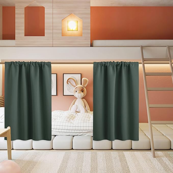 RYB HOME Small Curtains for Door Windows by RYBHOME
