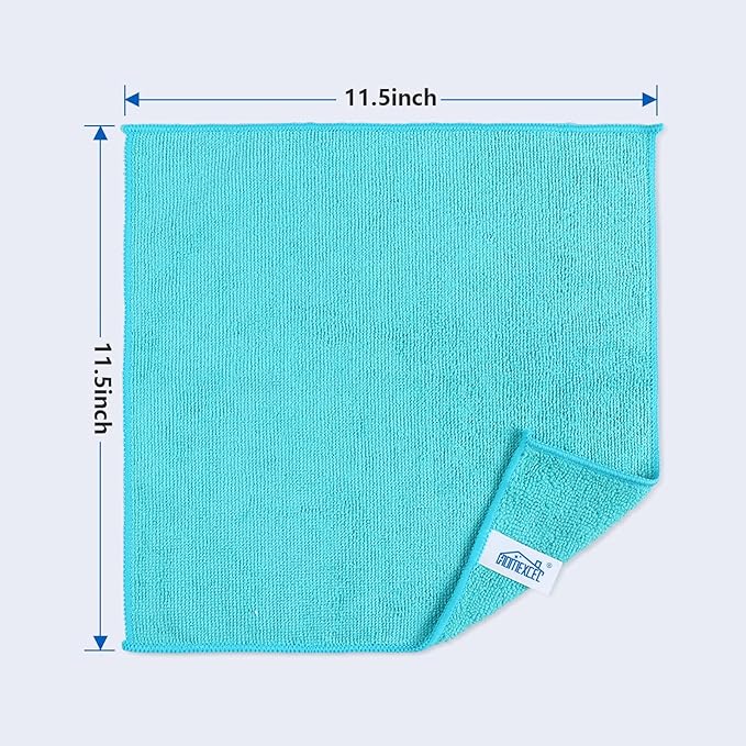 HOMEXCEL Microfiber Cleaning Cloth, 50 Pack Cleaning Rags, Cleaning Towels - Image 2