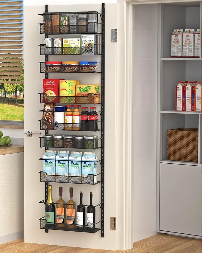 Over the Door Pantry Organizer, 8-Tier Over the Door Organizer by VyGrow