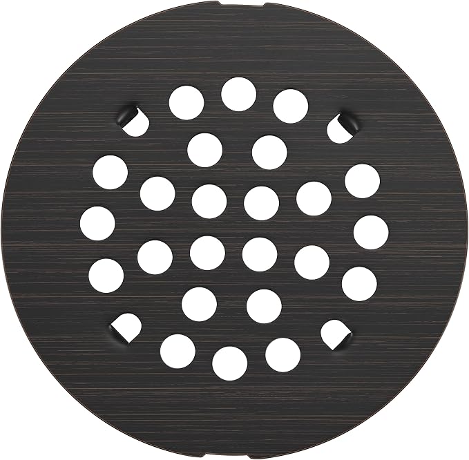 rrajj 4-1/4 Inch Round Snap-in Shower Floor Drain Cover Replacement Cover by RRAJJ