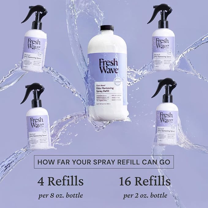 Fresh Wave Lavender Scent Odor Eliminator Spray & Air Freshener Refill - Image 6
