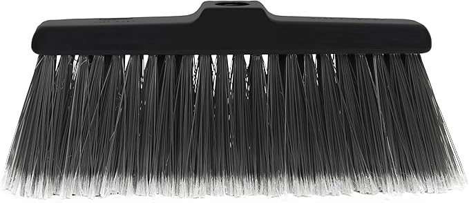 Black Kitchen Broom with Adjustable Handle - Image 2