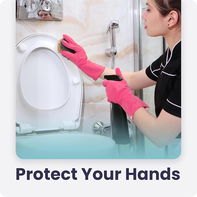 FMP Brands 3/6/12/60 Pairs Cleaning Gloves, Waterproof Rubber Gloves - Image 5