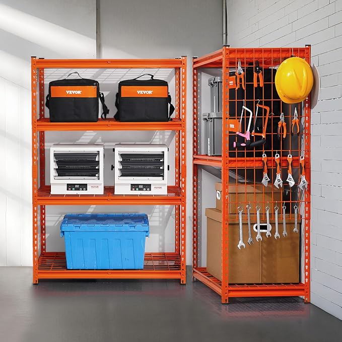 VEVOR Storage Shelves, 2400 lbs, 4 Tier Heavy Duty Garage Shelving, - Image 2