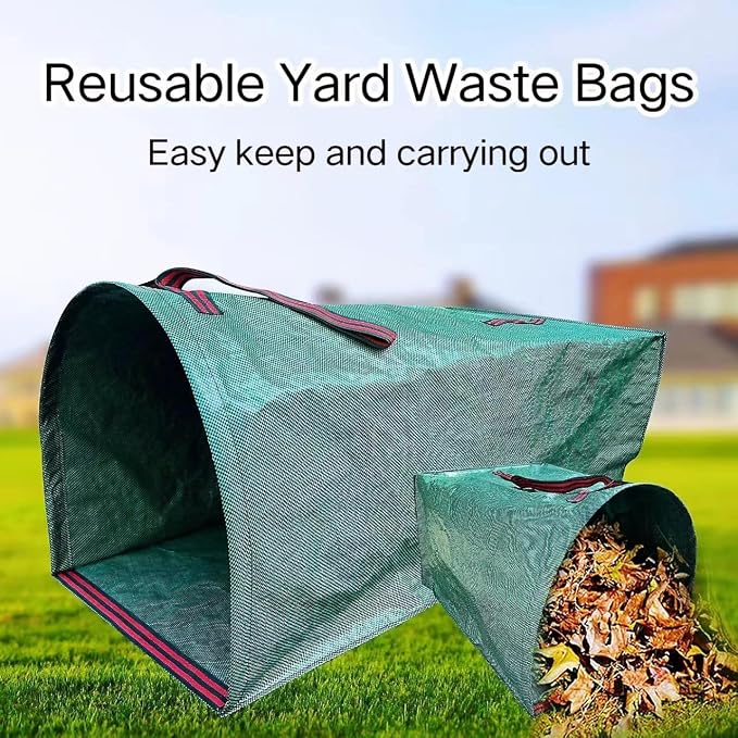 72 Gallon Yard Lawn Garden Bags, Large Standable Leaf Bags, Outdoor Garbage Can - Image 5