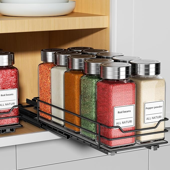 RCHYFEED Pull Out Spice Rack Organizer by RCHYFEED