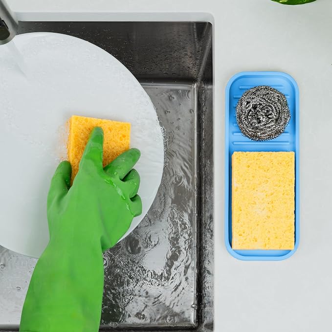 Zulay Kitchen Silicone Sponge Holder - Image 2