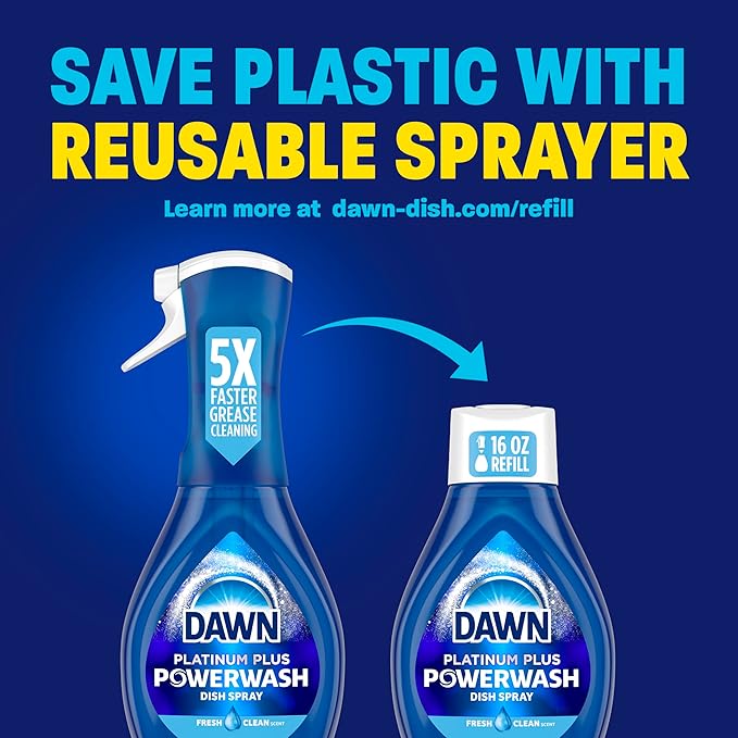 Dawn Powerwash Spray, Dish Soap, Dishwashing Liquid, Cleaning Supplies - Image 7