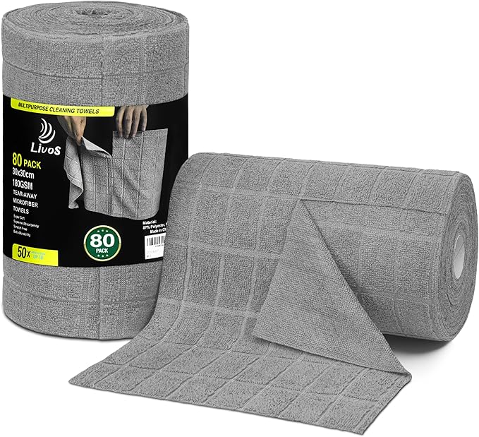 LIVOS Microfiber Cleaning Cloth Roll by LIVOS